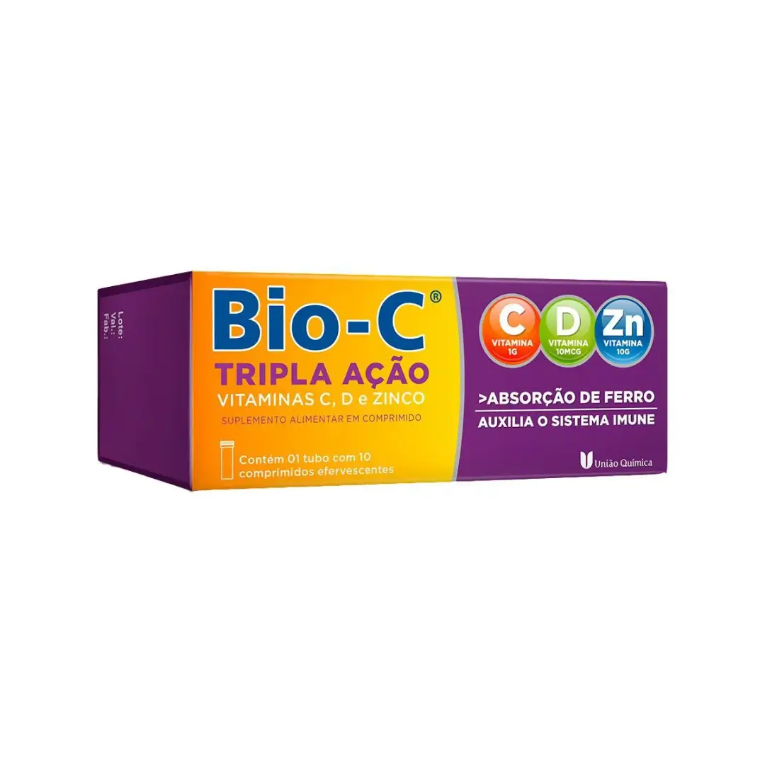 Bio C Tripla Ação 10 cpr efervescente