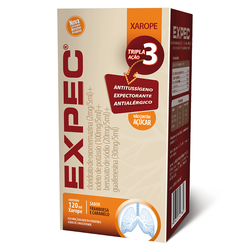 Xarope Expec Tripla Ação 120ml