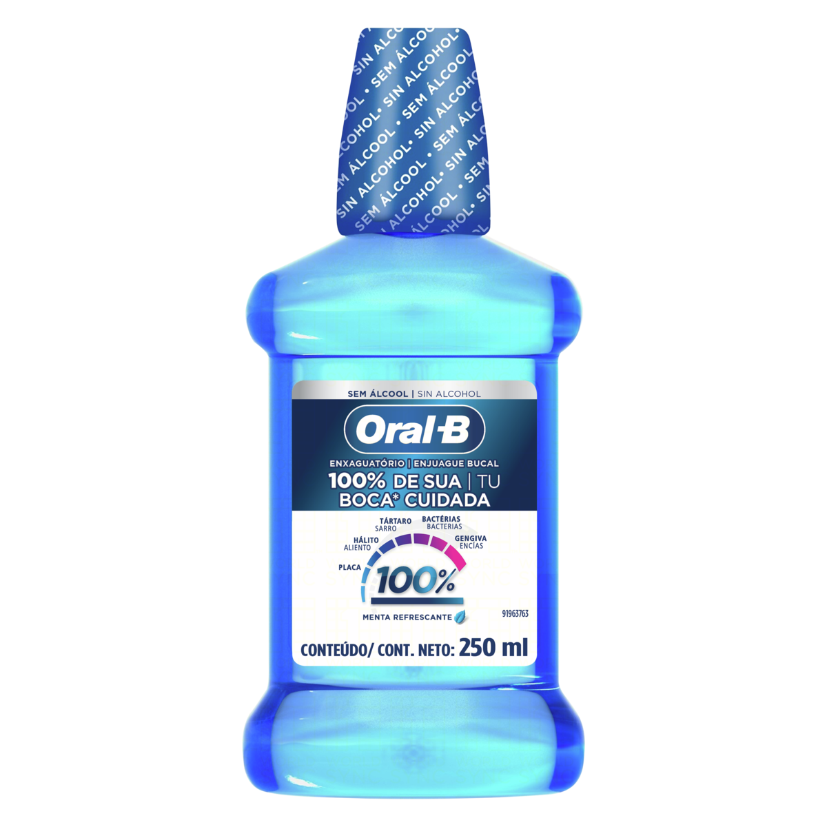 Enxaguante Bucal Oral B 100% Menta 250ML