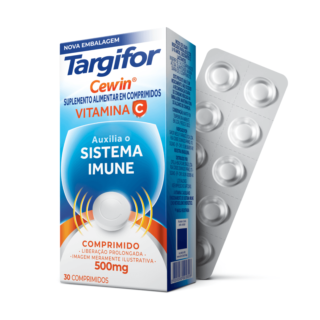 Vitamina C Targifor Cewin 500mg 30 Comprimidos